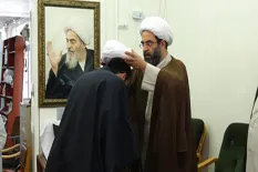 مراسم عمامه‌گذاری طلاب حوزه علمیه امام جعفرصادق(ع) هشتگرد برگزار می‌شود