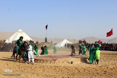 آیین تعزیه خوانی روز عاشورا در وردنجان