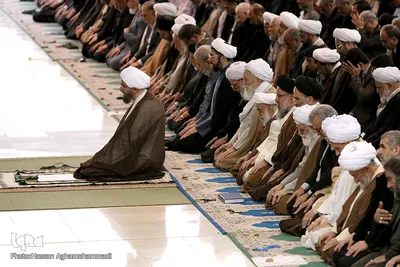 اولین نمازجمعه تهران به امامت حجّت‌الاسلام  والمسلمین محمّدجواد حاج‌علی‌اکبری