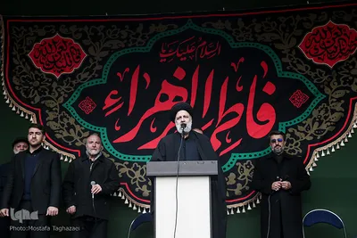 اجتماع عزاداران فاطمی در میدان هفت تیر تهران