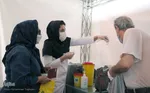 بازدید فرمانده سپاه امام حسن مجتبی(ع) البرز  از پایگاه تجمیعی واکسیناسیون کووید ۱۹‎‎