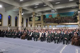 دیدار دست‌اندرکاران دومین کنگره ۲۴ هزار شهید استان خوزستان بار هبر معظم انقلاب
