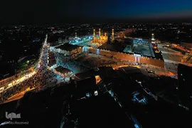 حرم مطهر و نورانی امام موسی کاظم (ع) در شهر کاظمین عراق