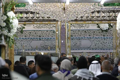 حرم امیرالمومنین علی(ع) در شب ولادت آن حضرت