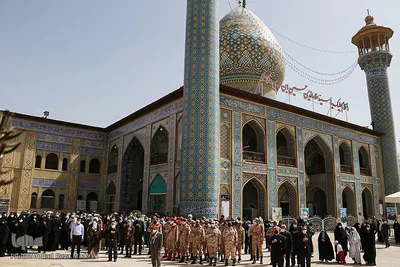 تشییع پیکر آیت‌ الله سید محمد فقیه در شیراز