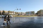 رونمایی از دیوارنگاره میدان امام حسین(ع) شیراز