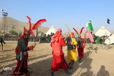 آیین تعزیه خوانی روز عاشورا در وردنجان