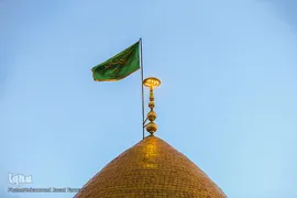 آیین تعویض پرچم سیدالکریم در شب ولادت آن حضرت