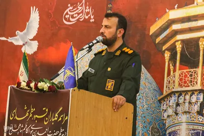 گلباران مزار شهدای حادثه تروریستی حرم حضرت شاهچراغ(ع)