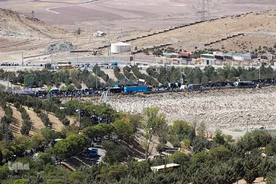 آیین پیاده‌روی جاماندگان اربعین حسینی در زنجان