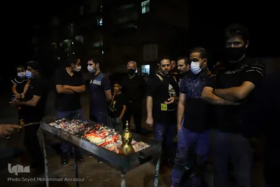 مراسم شام غریبان در شهرک شهید بهشتی - مشهد

