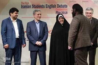 مراسم اختتامیه مسابقات مناظره دانشجویان به زبان انگلیسی