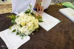 برگزاری مراسم عقد ازدواج جمعی از جوانان، به‌مناسبت ولادت باسعادت امام حسن مجتبی(ع)