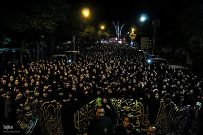 دسته عزاداران هیئت ثارالله زنجان