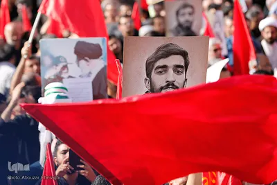 مراسم تشییع پیکر مطهر شهید محسن حججی در تهران