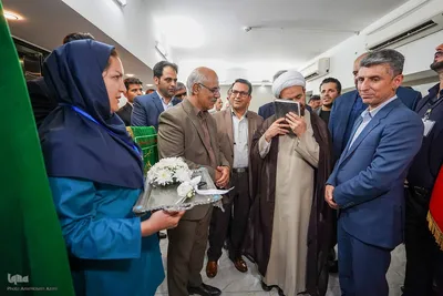 افتتاح بخش دیالیز دارالشفاء حرم مطهر به مناسبت روز بزرگداشت حضرت شاهچراغ(ع)