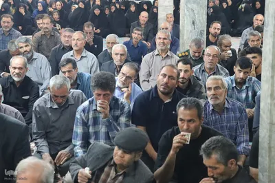 وداع با پیکر جانباز شهید منوچهر بخشنده‎