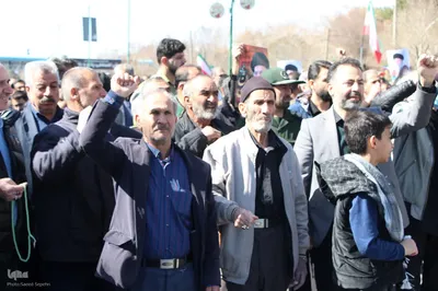 راهپیمایی مردم بصیر و انقلابی ملایر