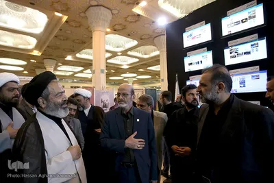 غرفه ایکنا در دهمین شب از نمایشگاه بین‌المللی قرآن کریم 