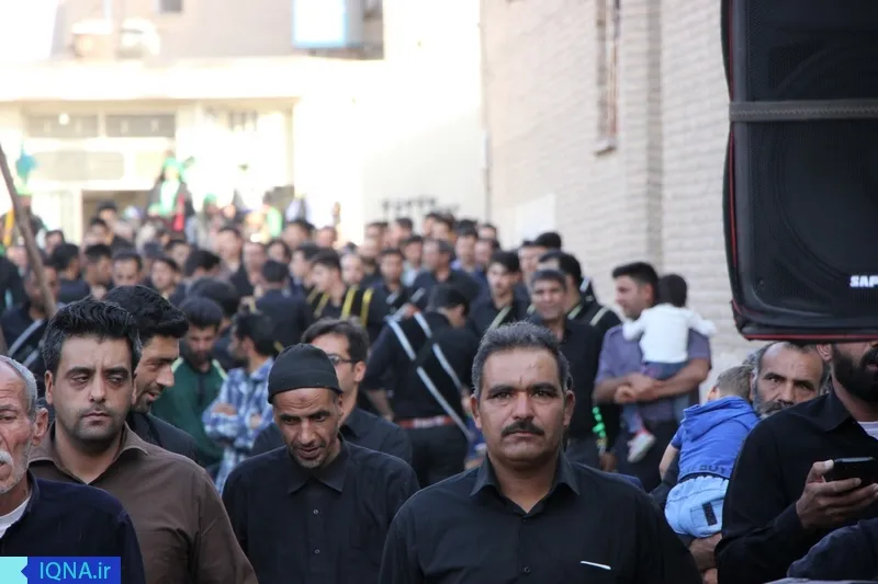ورود نمادین کاروان امام حسین(ع) به کربلا در بافران