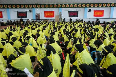 بدرقه کاروان زیارتی دانش‌آموزان خراسانی به کربلا