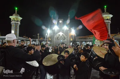 آیین سنتی عزاداری «مشق شمشیر» / قم
