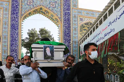 مراسم استقبال از پیکر مطهر آیت الله فقیه در شهرستان های سروستان و استهبان فارس