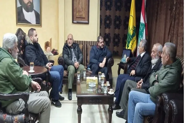 دیدار هیئتی از جبهه آزادی‌بخش فلسطین با حزب‌الله لبنان
