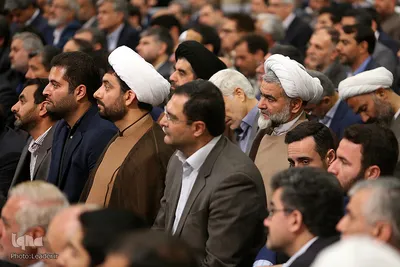 دیدار رئیس و نمایندگان مجلس شورای اسلامی با رهبر انقلاب
