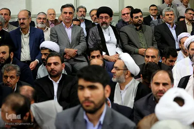 دیدار جمعی از اساتید دانشگاه‌ها با رهبرمعظم انقلاب