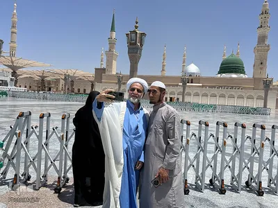 حال و هوای زائران ایرانی در حرم مطهر نبوی را در ایام حج تمتع