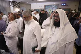 کمیل با شکوه زائران ایرانی در کنار حرم نبوی(ص)