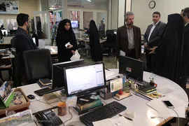 بازدید امیر خوراکیان، معاون محتوای مرکز ملی فضای مجازی از سرویس اجتماعی ایکنا
