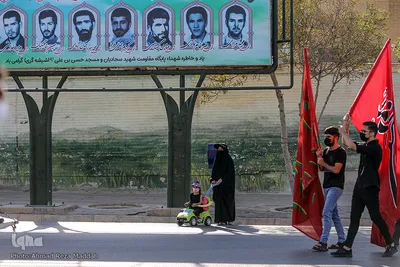 پیاده روی و عزاداری جاماندگان اربعین حسینی - شیراز