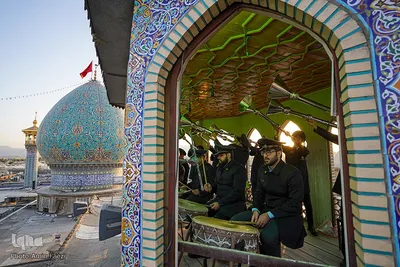 حرم مطهر شاهچراغ(ع) غرق شادی میلاد پیامبر مهربانی‌ها‎