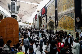 حرم حضرت علی(ع) میعادگاه راهپیمایان اربعین حسینی