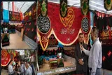 موکب فرهنگ و هنر مرز باشماق در استقبال از زائران اربعین