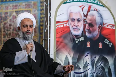 مراسم بزرگداشت سردار دل‌ها در مسجد تاريخي وكيل شيراز