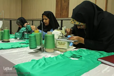 افتتاح اولین کارگاه دوخت لباس شیرخوارگان شهر مریانج