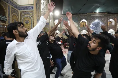 عزاداری شب شهادت امام جواد(ع) در حرم حضرت معصومه(س)