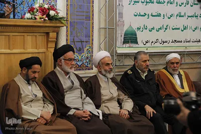 جشن دهه ولایت در مسجد پیامبر اکرم(ص) اهل تسنن در شیراز
