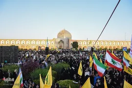 تجمع بزرگ مردم اصفهان در حمایت از عملیات «وعده صادق ۲»