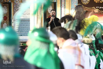 مراسم فدائیان سقا در امامزاده شاه سید علی(ع) قم
