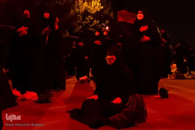مراسم شب عاشورای حسینی (ع) در دانشگاه آزاد کرج