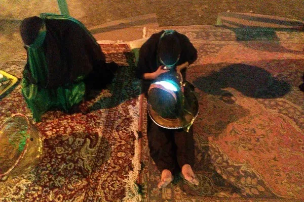 پنجمین روز سوگواره تعزیه «غریب» نور