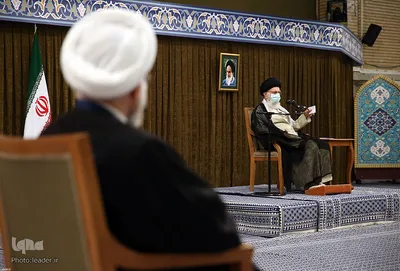 آخرین دیدار رئیس‌جمهور و هیئت دولت دوازدهم با رهبر انقلاب