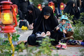 گلزار شهدای تهران، در روز شهادت امام رئوف
