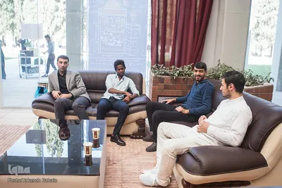 همراه با متسابقان مسابقات قرآن ورزشکاران در محل اسکان
