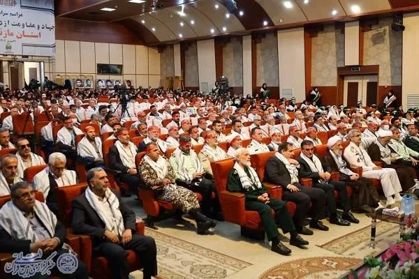 آیین تجلیل و تکریم پیشکسوتان دفاع مقدس و مقاومت مازندران