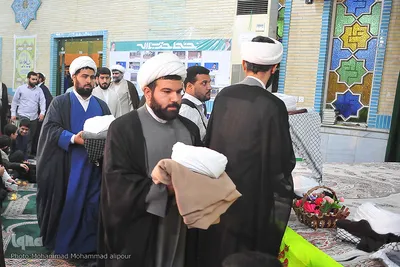 آیین تلبس طلاب مدرسه علمیه فاطمیون اهواز 